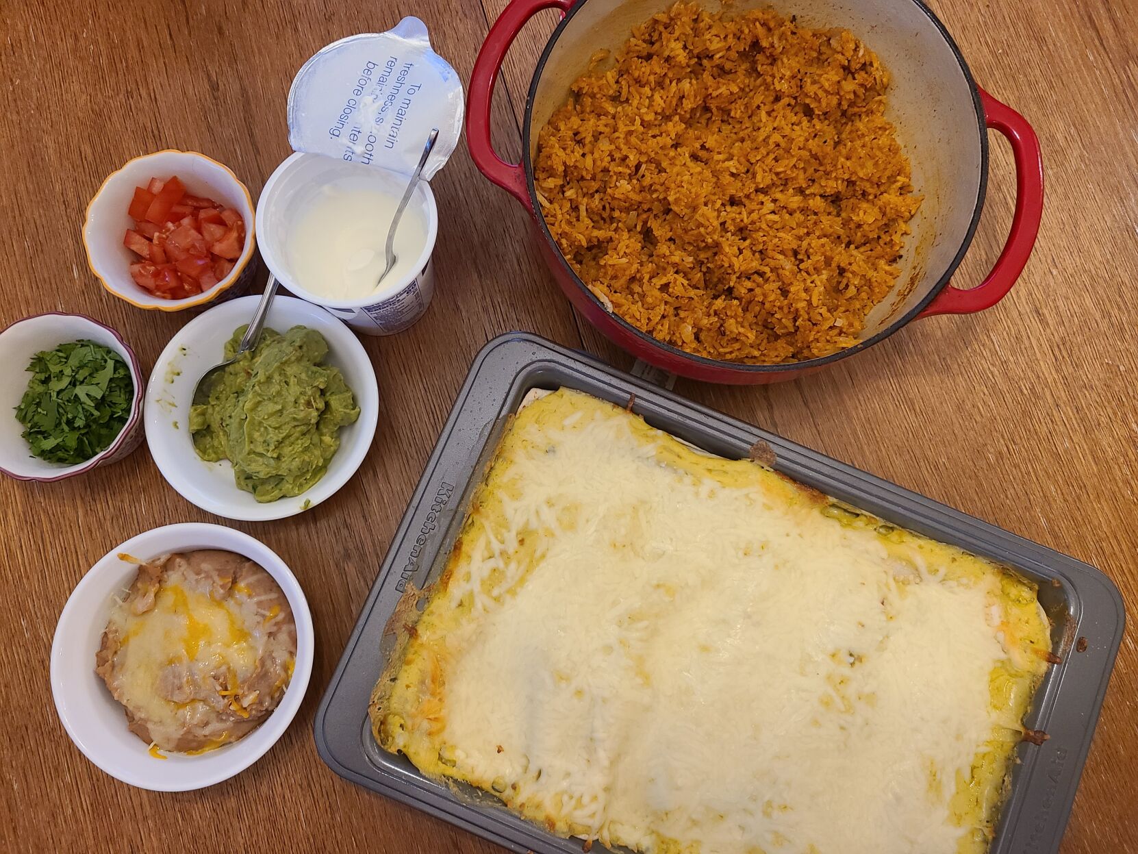 Sour Cream Chicken Enchiladas